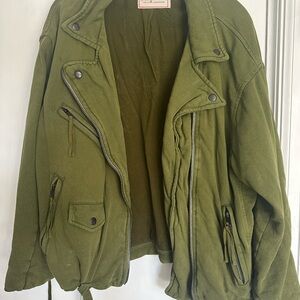 Free People Rebel Knit Moto Jacket